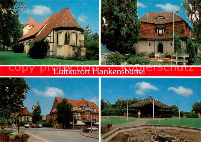 Hankensbuettel Luftkurort Lueneburger Heide Kirche Rathaus Grillplatz