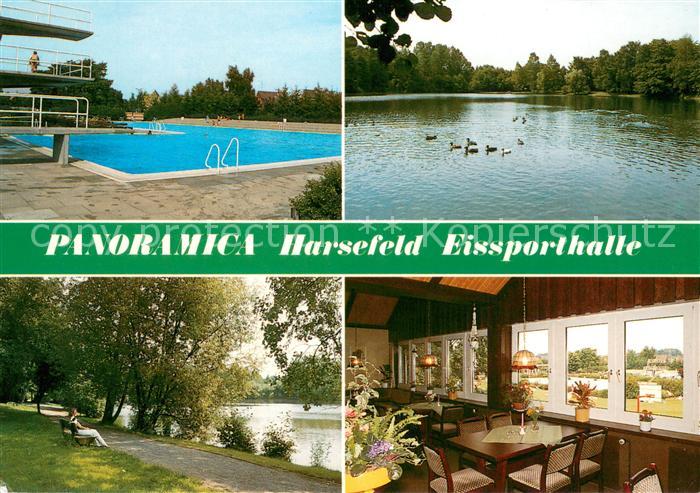 Harsefeld Panoramica Eissporthalle Restaurant Uferweg am See Freibad