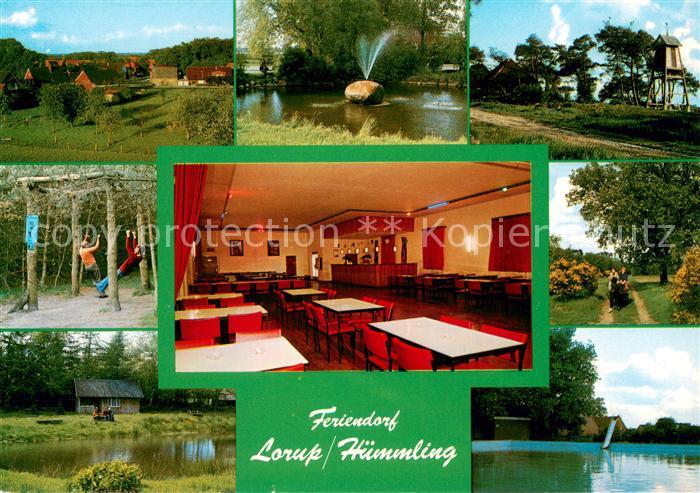 Huemmling Lorup Feriendorf Gaststaette Partie am Wasser Ponykutsche