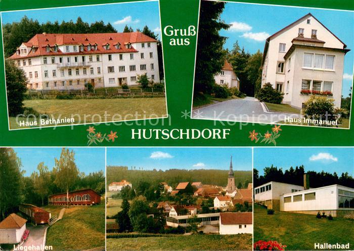 Hutschdorf Haus Bethanien Haus Immanuel Liegehallen Hallenbad Ortsansicht mit Ki