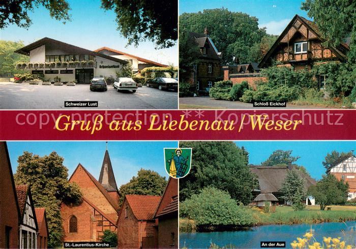 Liebenau Nienburg Hotel Schweizer Lust Schloss Eickhof An der Aue St. Laurentius