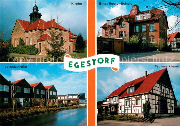 Egestorf Nordheide Kirche Ernst Reuter Schule Leibnizstrasse Fachwerkhaus