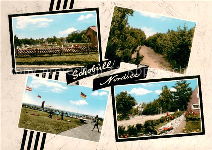 Schobuell Husum Minigolf Weg zum Strand