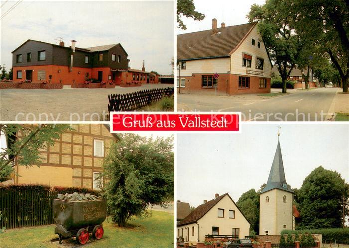 Vallstedt Ortsmotive Gaststaette Kirche Alte Lore
