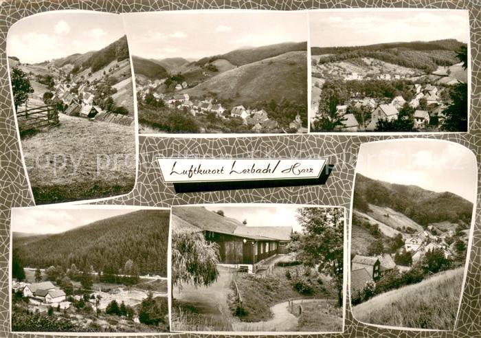 Lerbach Harz Ortsansichten Landschaftspanorama