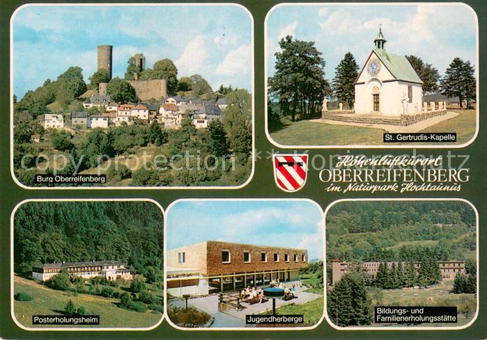 Oberreifenberg Hoehenluftkurort Burg Kapelle Erholungsheime Jugendherberge Natur