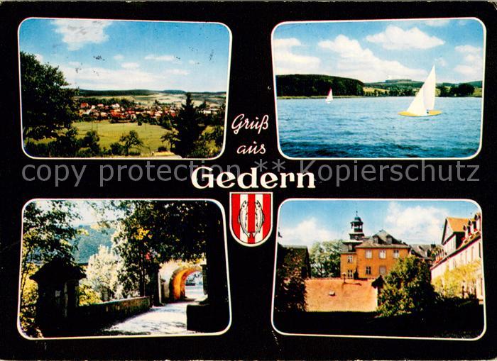 Gedern Panorama Luftkurort Segeln Schloss