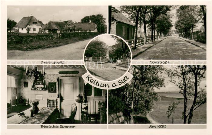 Keitum Sylt Friesengehoeft Dorfstrasse Friesisches Zimmer Am Kliff Uwe Jens Lorn