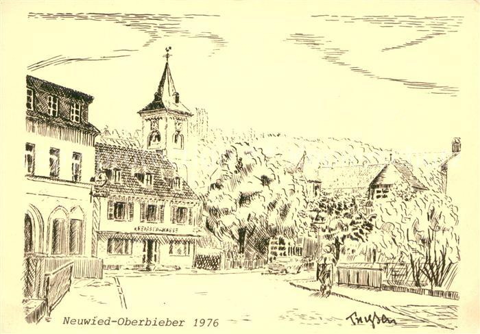 Oberbieber Ortsmotiv Federzeichnung