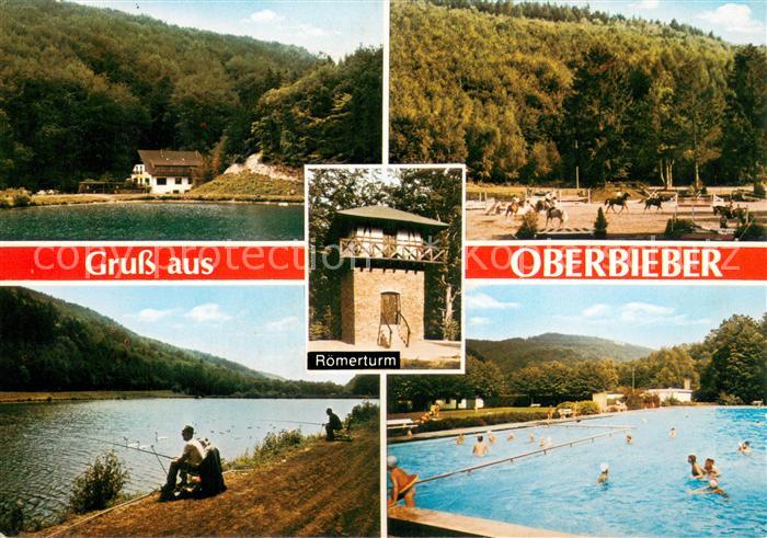 Oberbieber Hotel am See Reitplatz Angelsee Schwimmbad Roemerturm