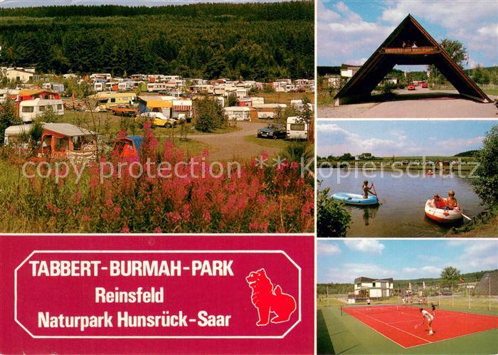 Reinsfeld Hunsrueck Tabbert Burmah Park Badesee Tennisplatz