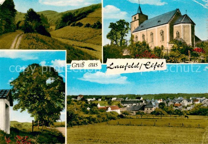 Laufeld Landschaft Kirche Kapelle Panorama