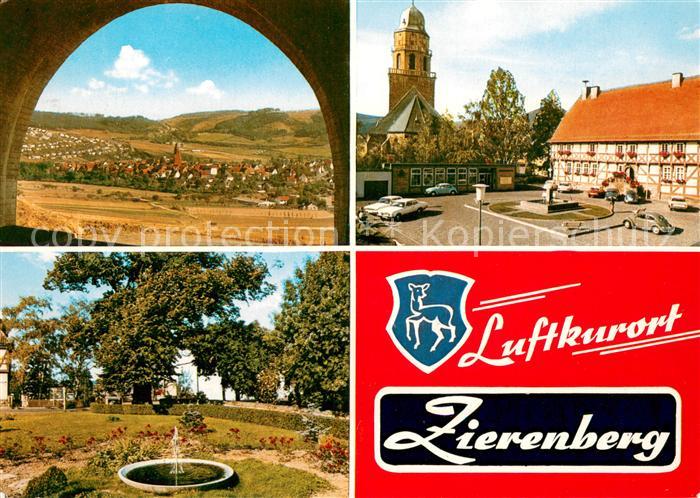 Zierenberg Panorama Marktplatz Kirche Park