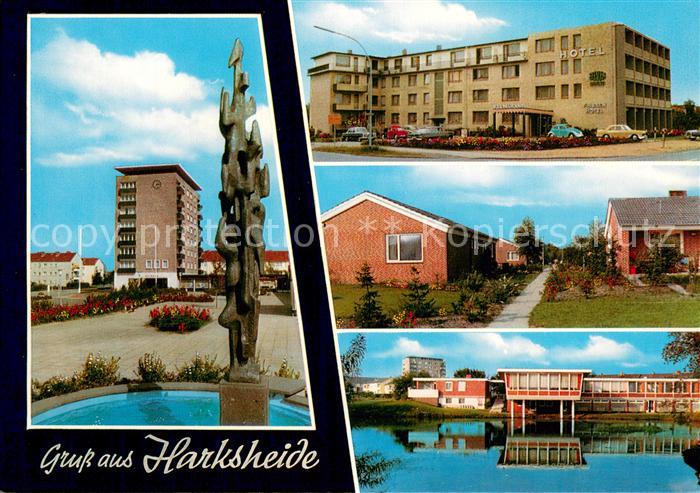 Harksheide Rathaus Brunnen Friesen Hotel Sportlerheim SOS Kinderdorf