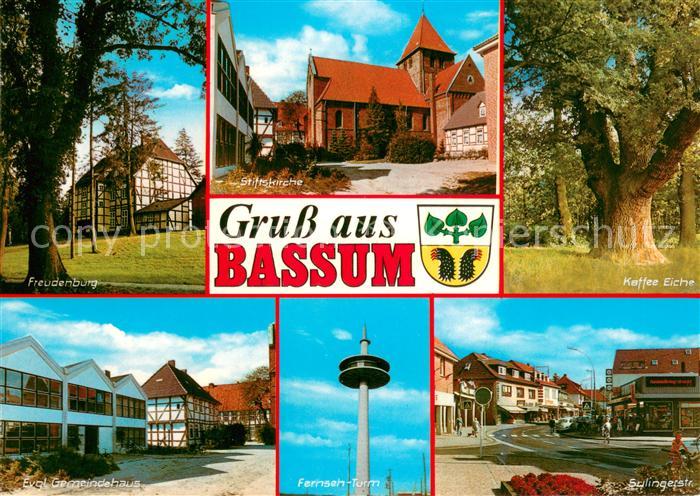 Bassum Freudenburg Stiftskirche Kaffee Eiche Ev Gemeindehaus Fernsehturm Sulinge