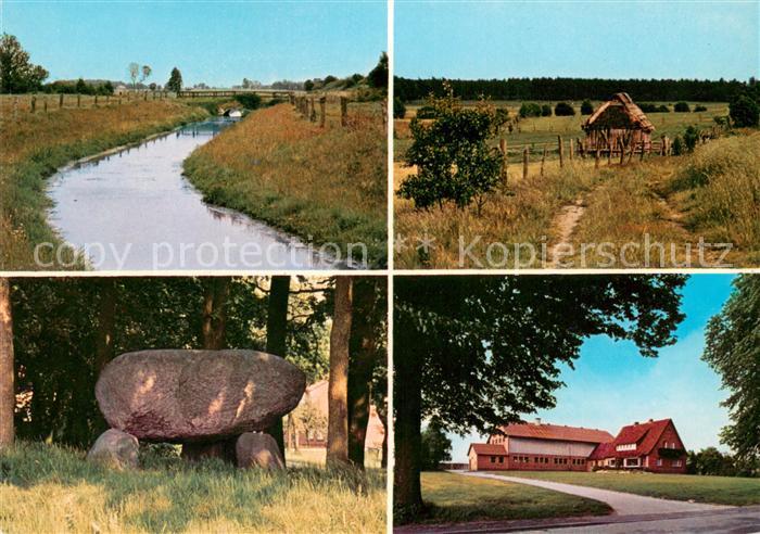 Meckelstedt Fluss Huette Stein Gutshaus