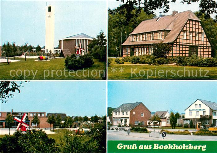 Bookholzberg Kirche Fachwerhaus Park Raiffeisenbank