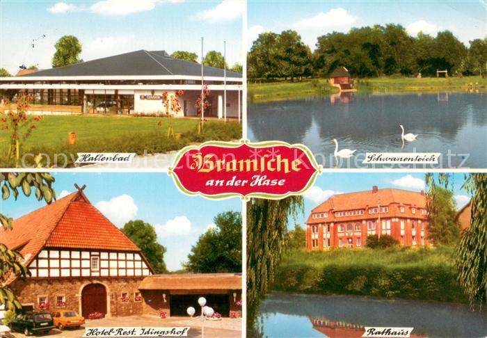 Bramsche Hase Hallenbad Schwanenteich Hotel Restaurant Idingshof Rathaus