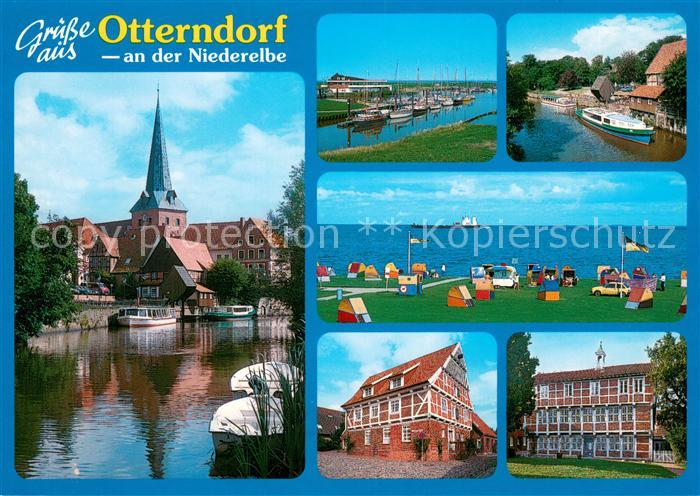 Otterndorf Niederelbe Hafen Kirche Elbepartien Strand Bullischer Speicher Latein