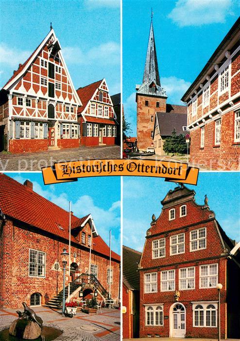Otterndorf Niederelbe Vosshaus Kirche Rathaus Kranichhaus