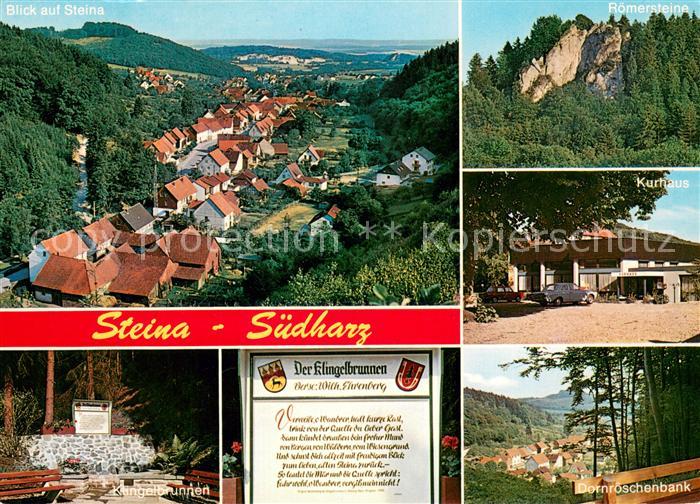 Steina Suedharz Panorama Roemersteine Kurhaus Klingelbrunnen Dornroeschenbank