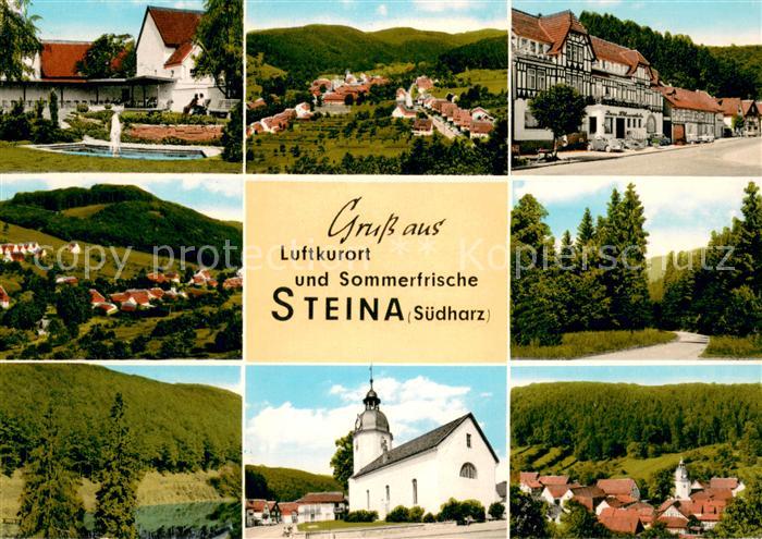Steina Suedharz Brunnen Panorama Gasthaus Landschaften Kirche