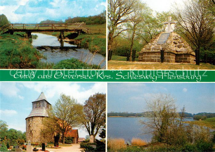 Oeversee Flusspartie Kapelle Kirche Seepartie