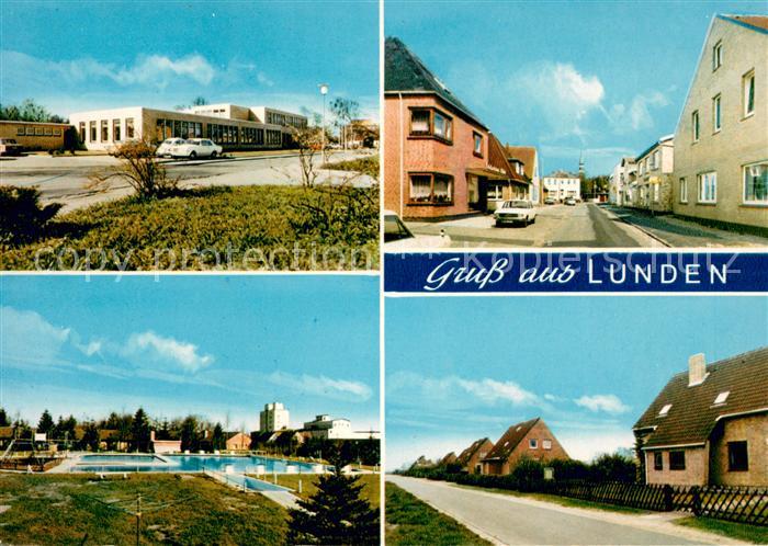Lunden Holstein Teilansichten Schwimmbad