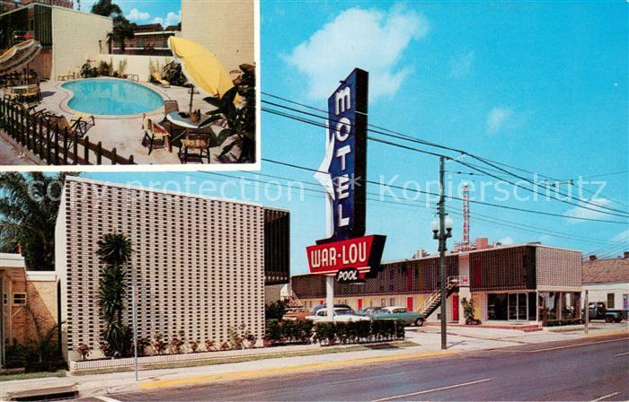 New Orleans Louisiana War Lou Motel Swimming Pool