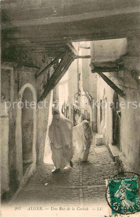 Alger Algerien Une rue de la Casbah