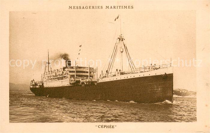 Dampfer Oceanliner Cephee