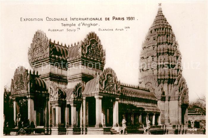 Exposition Coloniale Paris 1931 SPA 1002 Tempel Angkor