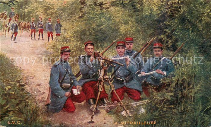 Militaria France L.V.C. La Mitrailleuse
