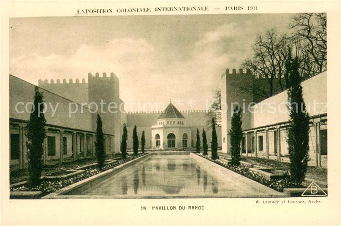 Exposition Coloniale Internationale Paris 1931 Pavillon Du Maroc