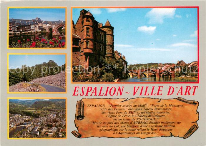 Chronik-AK Espalon Ville D`Art