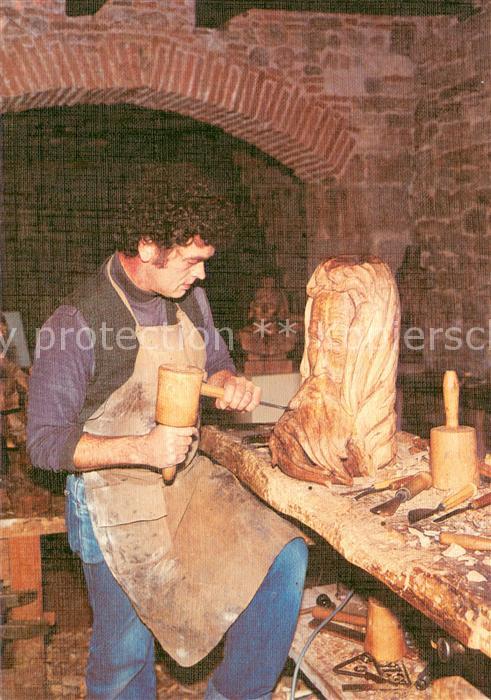 Handarbeit Les sculpteur sur bois