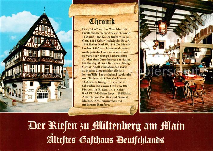 Chronik-AK Gasthaus Riesen