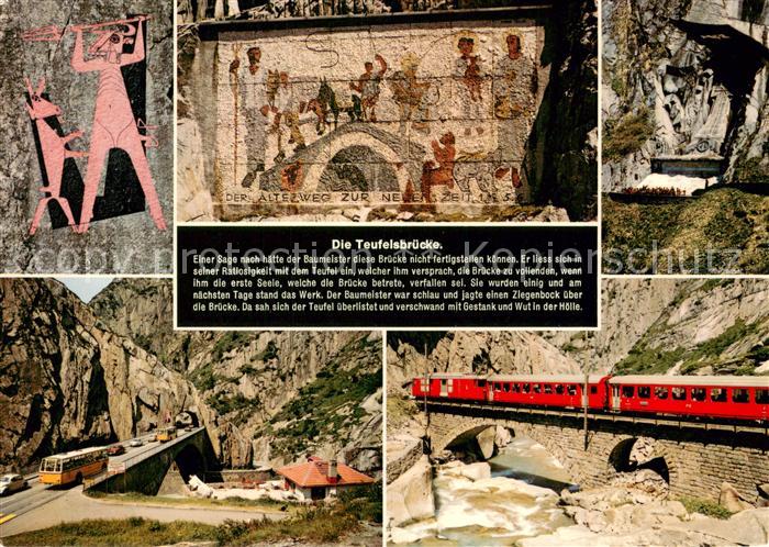 Postbus Teufelsbrücke