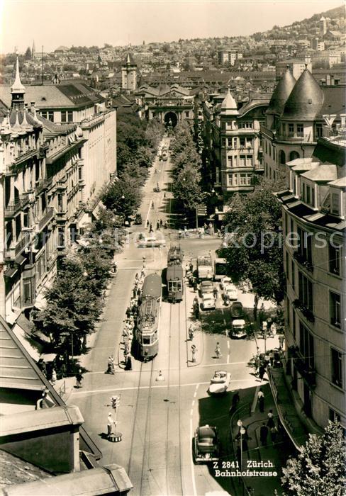 Strassenbahn Zuerich Bahnhofstrasse