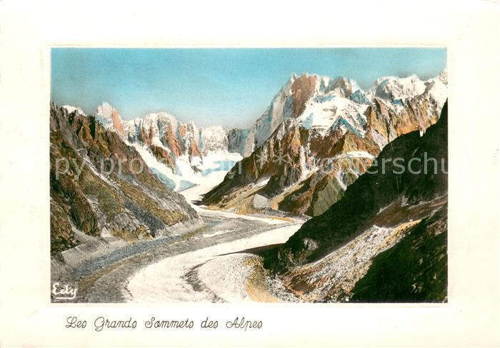 Gletscher ecly 2414 Mont-Blanc