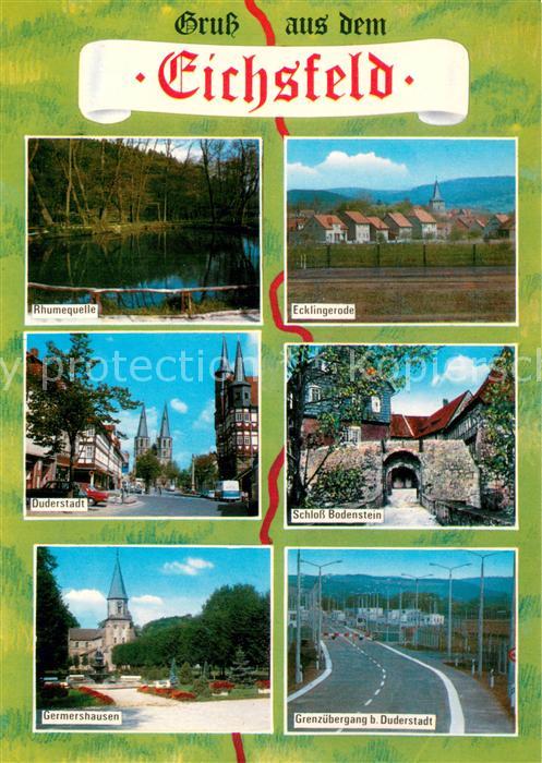 Zoll Grenze Douane Eichsfeld