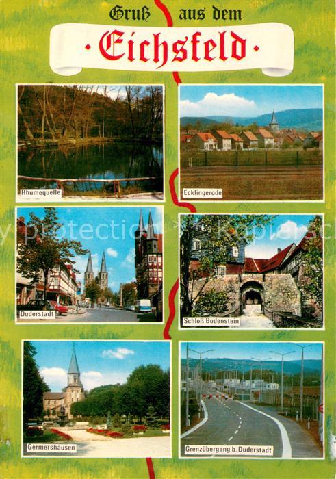 Zoll Grenze Douane Eichsfeld
