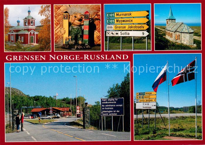 Zoll Grenze Douane Grensen Nord-Russland