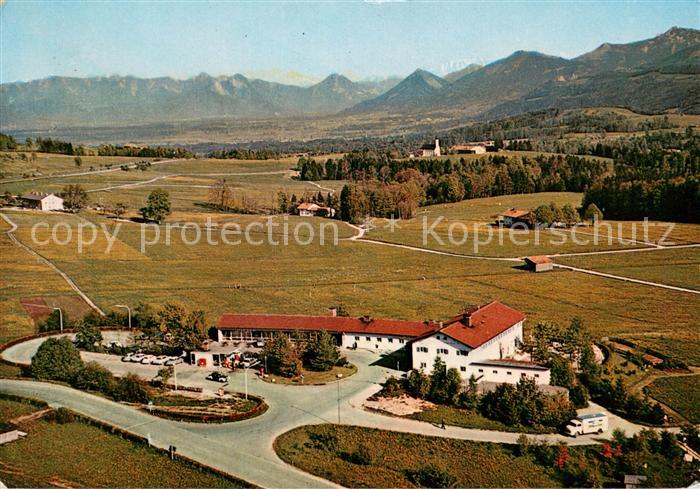 Irschenberg Autobahn Rasthaus und Motel Fliegeraufnahme