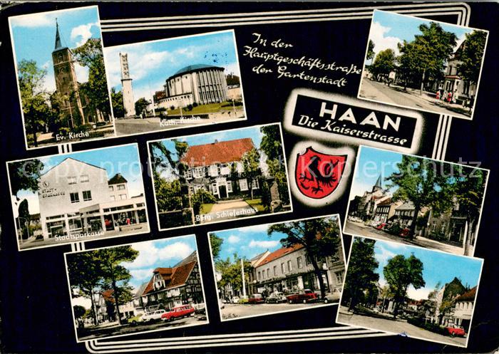 Haan Rheinland Ev Kirche Kath Kirche Sparkasse Bergisches Schieferhaus