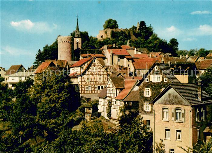 Lindenfels Odenwald Fliegeraufnahme mit Schloss