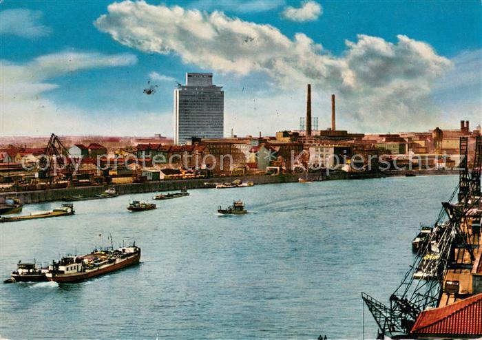 Ludwigshafen Rhein BASF Hochhaus Rheinpartie