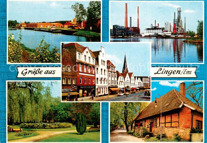 Lingen Ems Kraftwerk Emspartie Park Stadtpartie Parkhaus