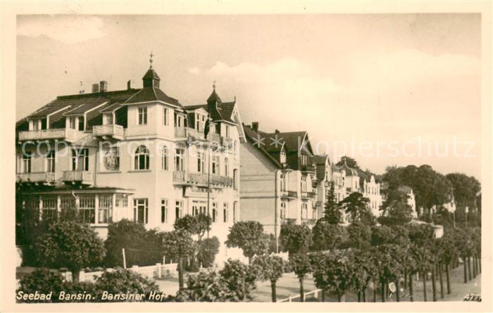 Bansin Ostseebad Strandhotel Bansiner Hof