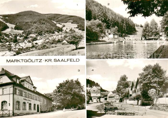 Marktgoelitz Panorama Schwimmbad Gasthaus Teilansicht
